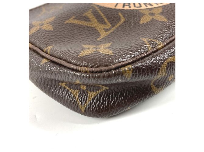 Mini Pochette Accessori Monogramma Louis Vuitton Marrone - vista 7