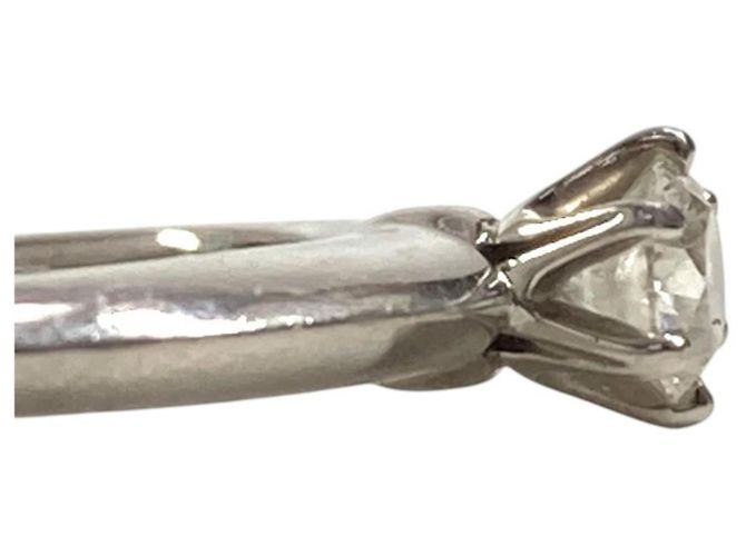 Tiffany & Co Tiffany Platin Solitaire-Diamantring Silber - Ansicht 5