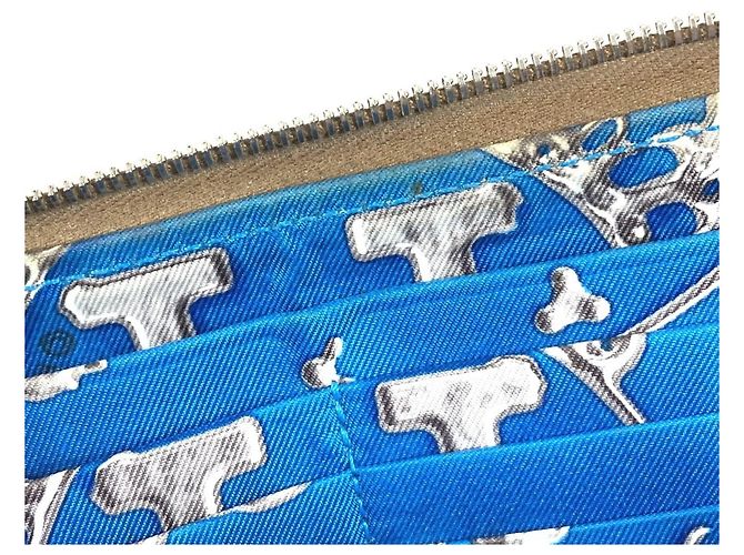 Cartera de seda Azap Long de Hermès Castaño - vista 16