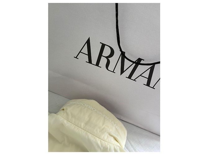Emporio Armani Creme Steppjacke Roh - Ansicht 3