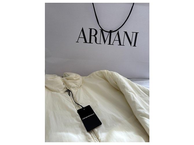 Emporio Armani Creme Steppjacke Roh - Ansicht 4