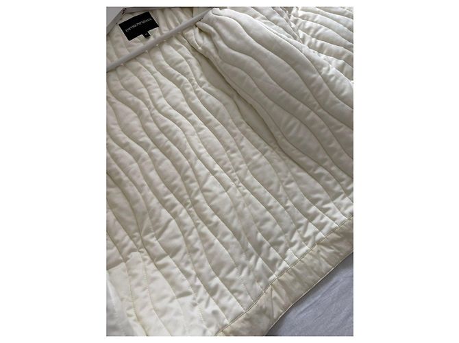 Emporio Armani Creme Steppjacke Roh - Ansicht 9