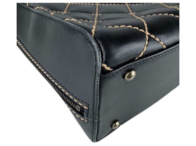 Borsa in pelle nera Chanel Nero - vista 8