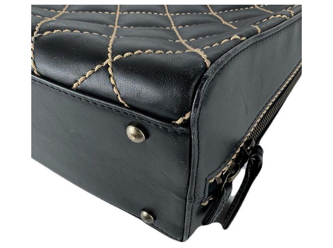 Borsa in pelle nera Chanel Nero - vista 9