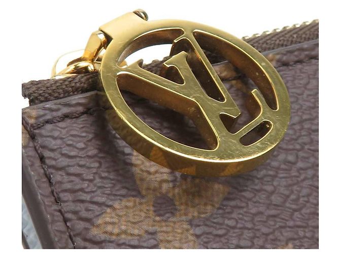 Tarjetero Monogram Louis Vuitton Castaño Azul claro Monograma - vista 11