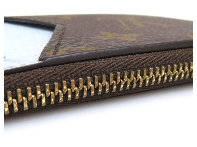 Tarjetero Monogram Louis Vuitton Castaño Azul claro Monograma - vista 12