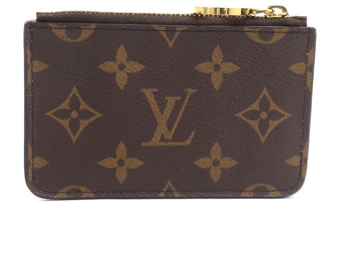 Tarjetero Monogram Louis Vuitton Castaño Azul claro Monograma - vista 3