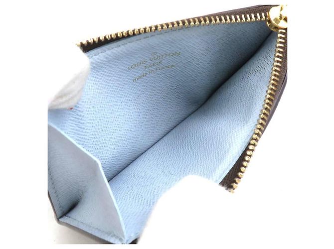Tarjetero Monogram Louis Vuitton Castaño Azul claro Monograma - vista 6