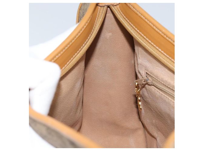 Gucci Borsa a Spalla Micro GG Supreme PVC Beige Oro 001 23 1036 Auth gh1782 D'oro - vista 21