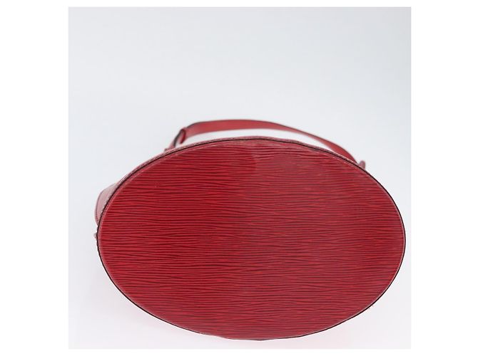 LOUIS VUITTON Borsa a Spalla Epi Cluny Rossa M52257 LV Auth ka3024 Rosso - vista 5