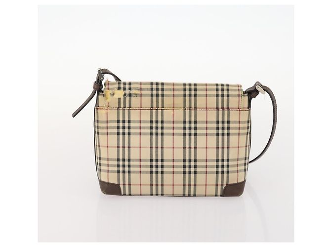 Borsa a mano Burberry Nova Check Blue Label 2 pezzi beige Auth bs32603 - vista 11