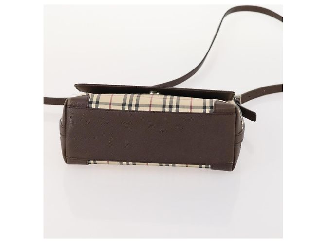 Borsa a mano Burberry Nova Check Blue Label 2 pezzi beige Auth bs32603 - vista 15