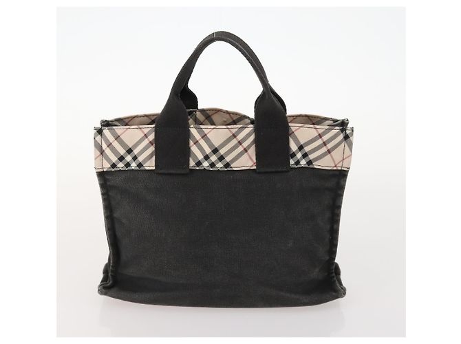 Borsa a mano Burberry Nova Check Blue Label 2 pezzi beige Auth bs32603 - vista 3