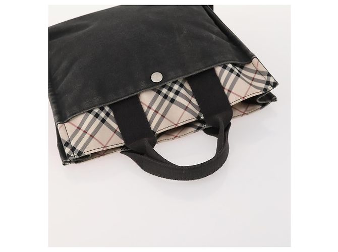 Borsa a mano Burberry Nova Check Blue Label 2 pezzi beige Auth bs32603 - vista 5