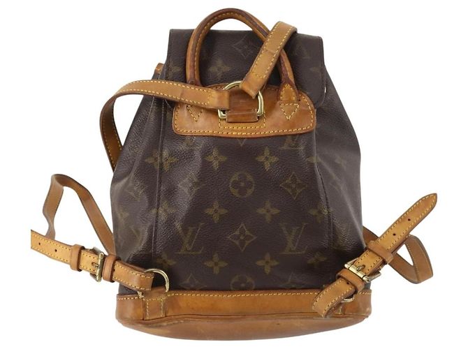 LOUIS VUITTON Monogram Montsouris PM Rucksack M51137 LV Auth 163827 Monogramm - Ansicht 2