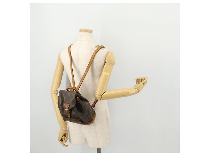 LOUIS VUITTON Monogram Montsouris PM Rucksack M51137 LV Auth 163827 Monogramm - Ansicht 25
