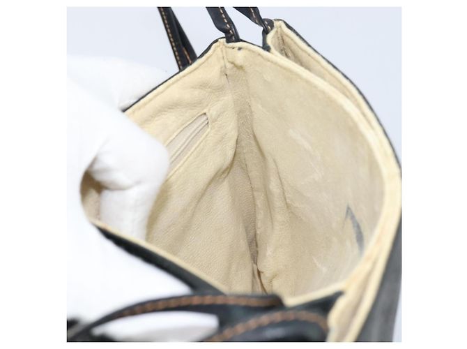 GUCCI Micro GG Supreme Schultertasche PVC Schwarz Gold 007 92 5548 Auth 173860 Golden - Ansicht 20