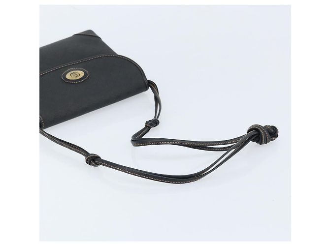 GUCCI Micro GG Supreme Schultertasche PVC Schwarz Gold 007 92 5548 Auth 173860 Golden - Ansicht 7