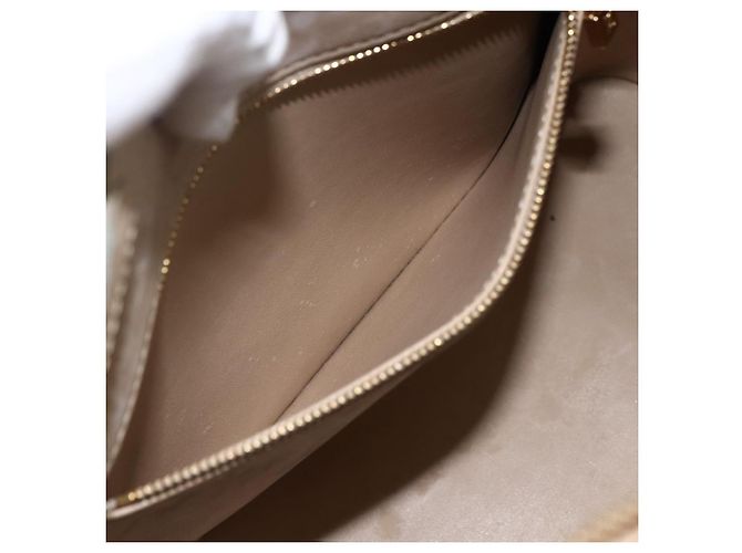 LOUIS VUITTON Borsa a Mano Monogram Vernis Houston Beige M91004 LV Auth ka3023 - vista 21