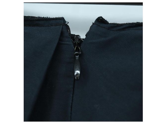 Prada Gonna in cotone blu navy Auth 158568M - vista 6