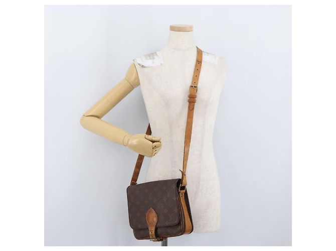 Cartouchiere LOUIS VUITTON Monogramm Cartouchière MM Tasche Vintage M51253 LV Auth ka2974 - Ansicht 24