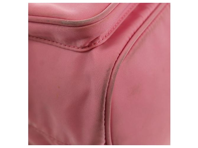 PRADA Handtasche Nylon 2-Wege Rosa Gold Auth 173303A Pink Golden - Ansicht 10