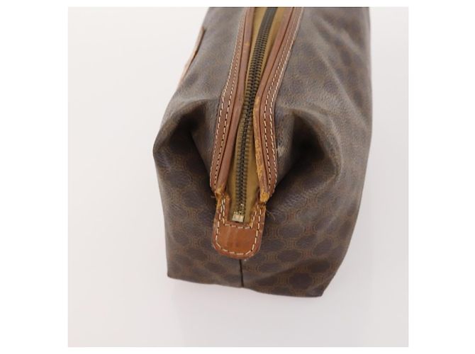 Céline Pochette Celine Macadam in tela C Macadam PVC 3 pezzi Beige Marrone Auth fm5234 - vista 10