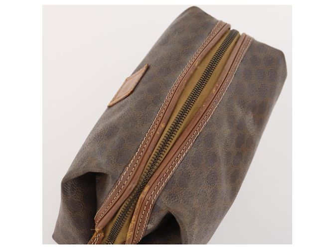 Céline Pochette Celine Macadam in tela C Macadam PVC 3 pezzi Beige Marrone Auth fm5234 - vista 11