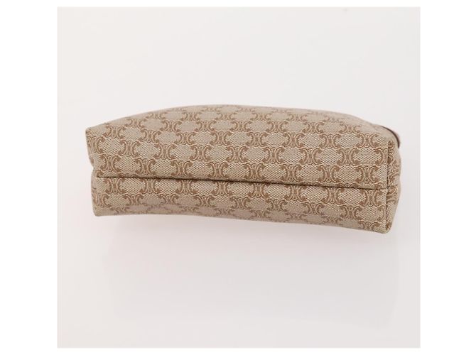 Céline Pochette Celine Macadam in tela C Macadam PVC 3 pezzi Beige Marrone Auth fm5234 - vista 18