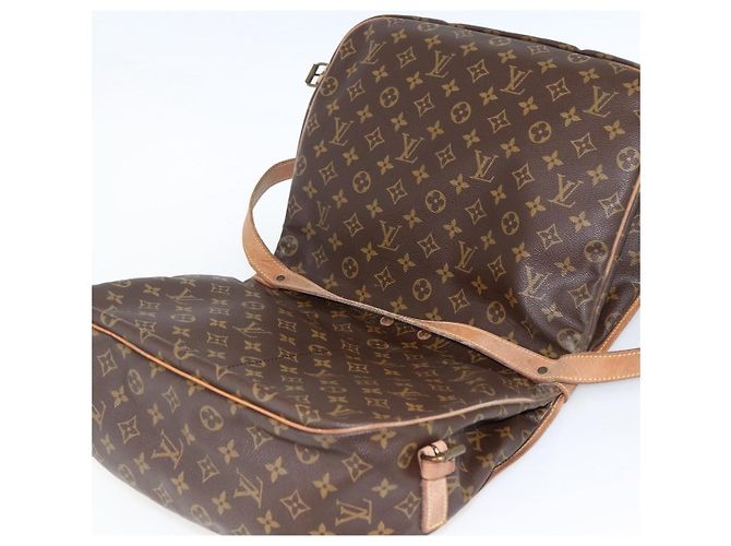 LOUIS VUITTON Borsa a Spalla Monogram Saumur 35 M42254 LV Auth ka2845 Monogramma - vista 18