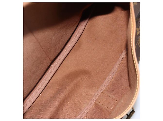 LOUIS VUITTON Borsa a Spalla Monogram Saumur 35 M42254 LV Auth ka2845 Monogramma - vista 23