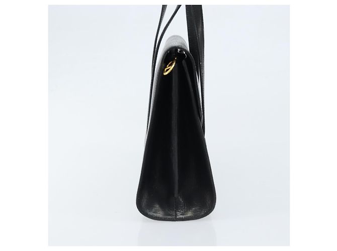 Borsa a mano Christian Dior in pelle nera e oro Auth bs33762 Nero D'oro - vista 4
