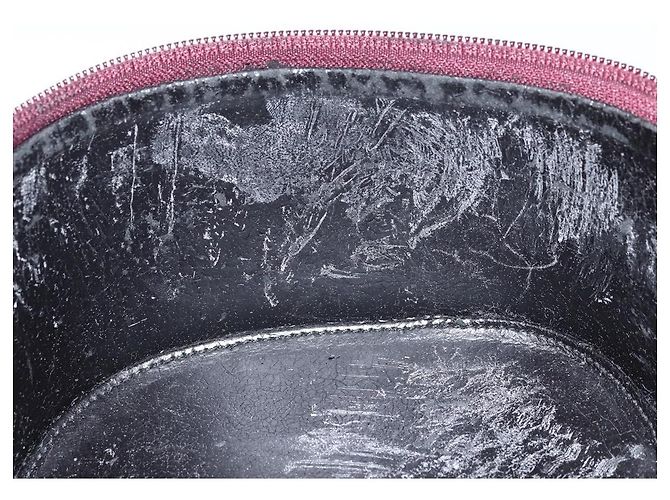 Borsa a mano GUCCI in pelle verniciata marrone argento Auth ep13600 - vista 11