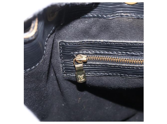 Noe LOUIS VUITTON Borsa a Spalla Petit Noé Epi Nera M44102 LV Auth gh1817 Nero - vista 22