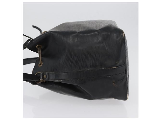 Noe LOUIS VUITTON Borsa a Spalla Petit Noé Epi Nera M44102 LV Auth gh1817 Nero - vista 4