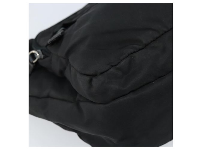 Borsa a Spalla PRADA Nylon Nero Argento Autentica ka2860 - vista 16