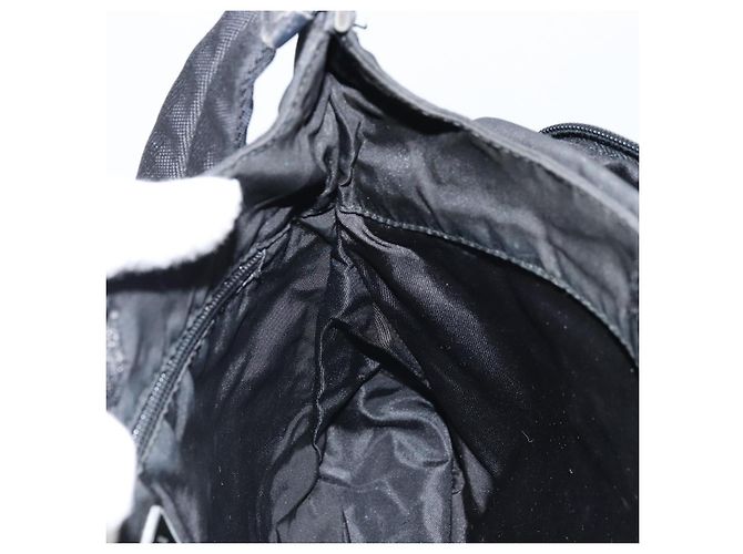 Borsa a Spalla PRADA Nylon Nero Argento Autentica ka2860 - vista 21