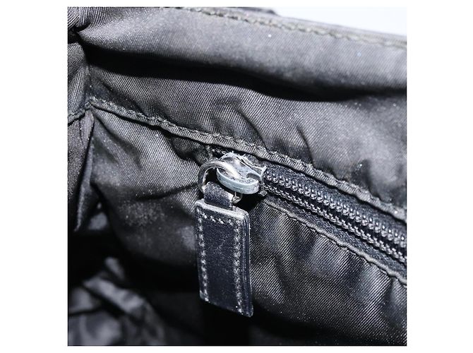 Borsa a Spalla PRADA Nylon Nero Argento Autentica ka2860 - vista 23