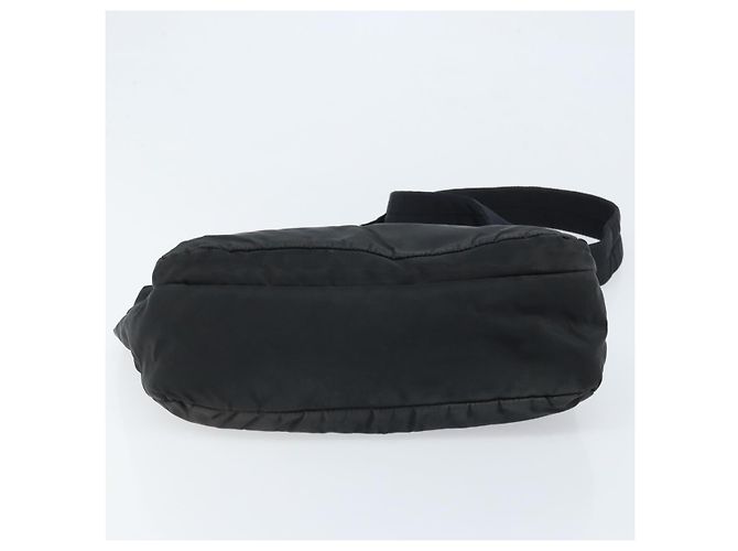 Borsa a Spalla PRADA Nylon Nero Argento Autentica ka2860 - vista 5