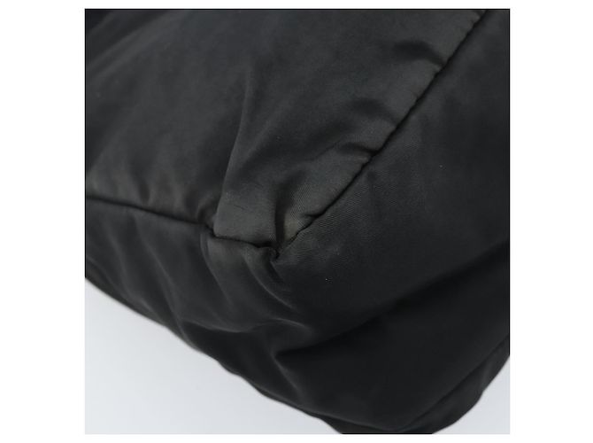 Borsa a Spalla PRADA Nylon Nero Argento Autentica ka2860 - vista 8