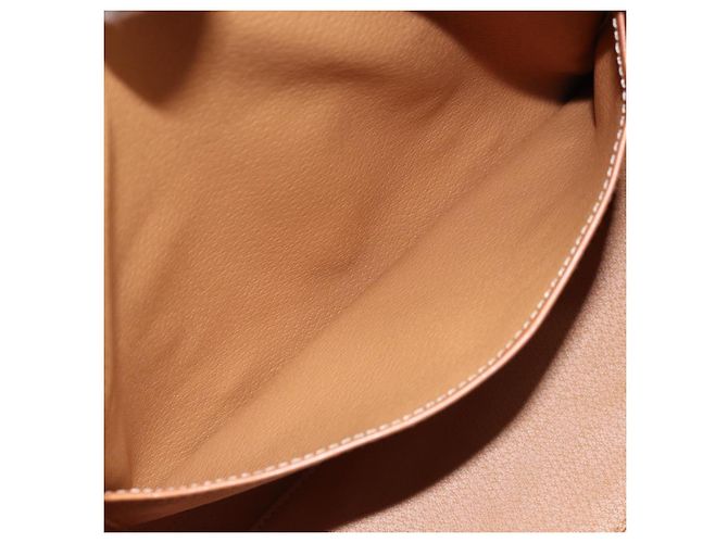 Céline Borsa Boston in tela Macadam CELINE in pelle PVC marrone e oro Auth ki6547 D'oro - vista 24