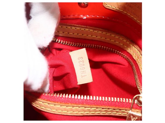 LOUIS VUITTON Monogram Vernis Reade PM Sac à Main Rouge M91088 LV Auth ep13664 - vue 12