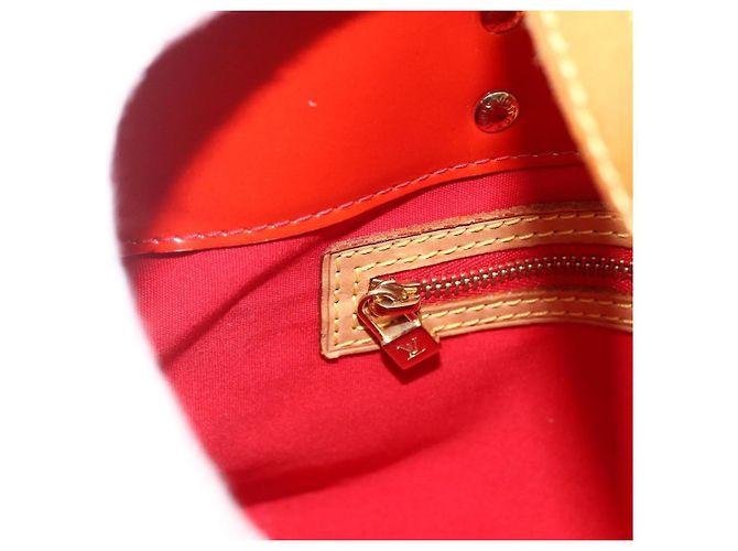 LOUIS VUITTON Monogram Vernis Reade PM Sac à Main Rouge M91088 LV Auth ep13664 - vue 19