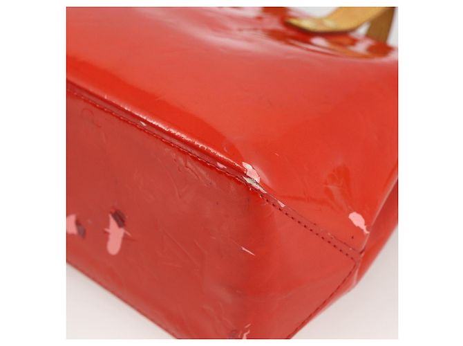 LOUIS VUITTON Monogram Vernis Reade PM Sac à Main Rouge M91088 LV Auth ep13664 - vue 9