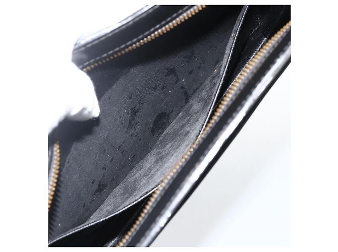 LOUIS VUITTON Pochette Uomo Epi Borsa a Mano Nera M52522 LV Auth 174083 Nero - vista 10