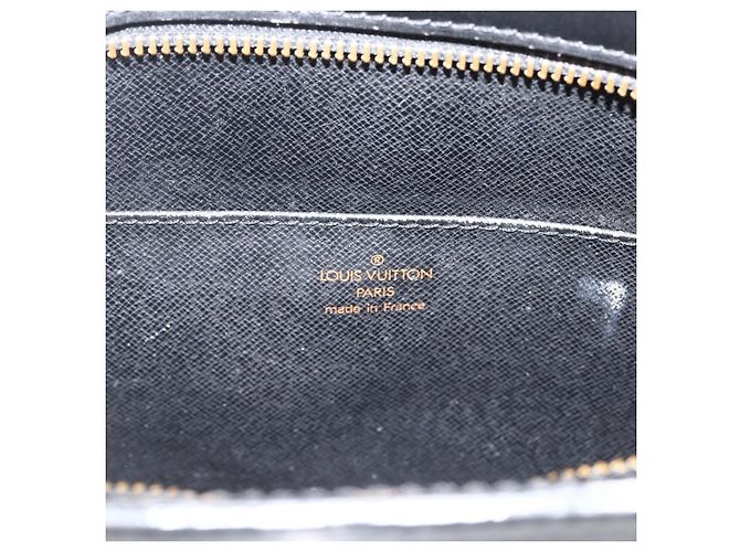 LOUIS VUITTON Pochette Uomo Epi Borsa a Mano Nera M52522 LV Auth 174083 Nero - vista 17