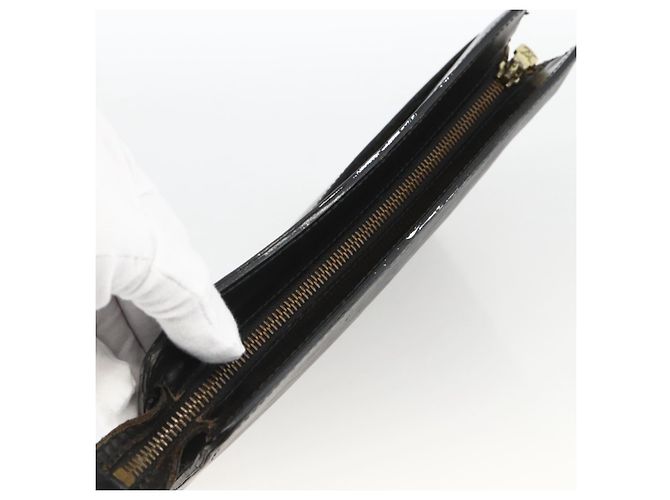 LOUIS VUITTON Pochette Uomo Epi Borsa a Mano Nera M52522 LV Auth 174083 Nero - vista 5