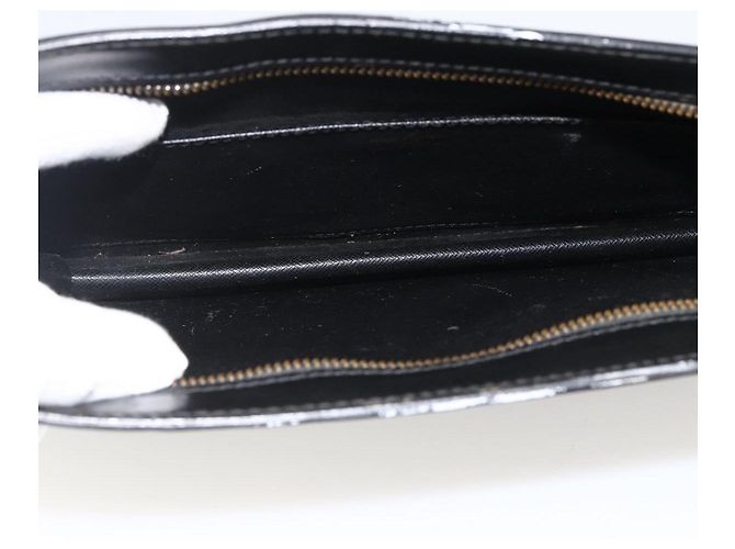 LOUIS VUITTON Pochette Uomo Epi Borsa a Mano Nera M52522 LV Auth 174083 Nero - vista 9