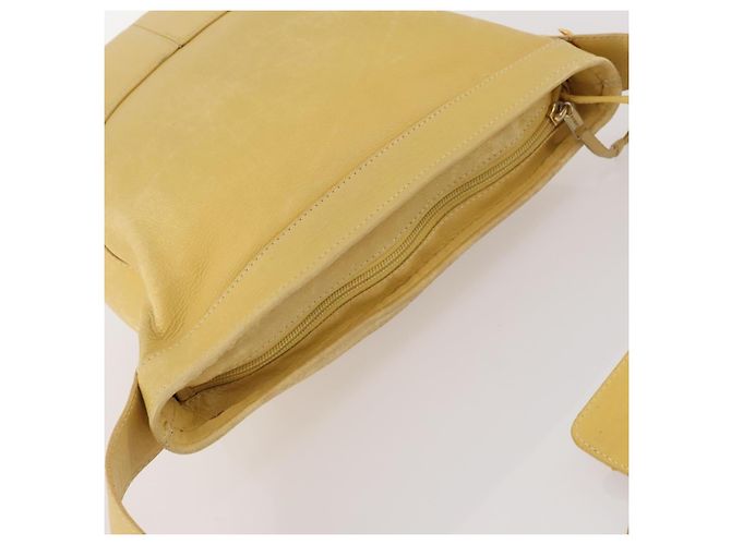LOEWE Borsa a Spalla Anagramma Pelle Gialla Auth 171658 Giallo - vista 6