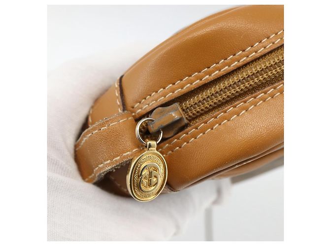 Gucci Borsa a Spalla Micro GG Supreme PVC Beige Oro 007 104 0098 Auth 174093 D'oro - vista 10
